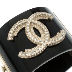 chanel resin cuff replica|chanel cuff bracelet women.